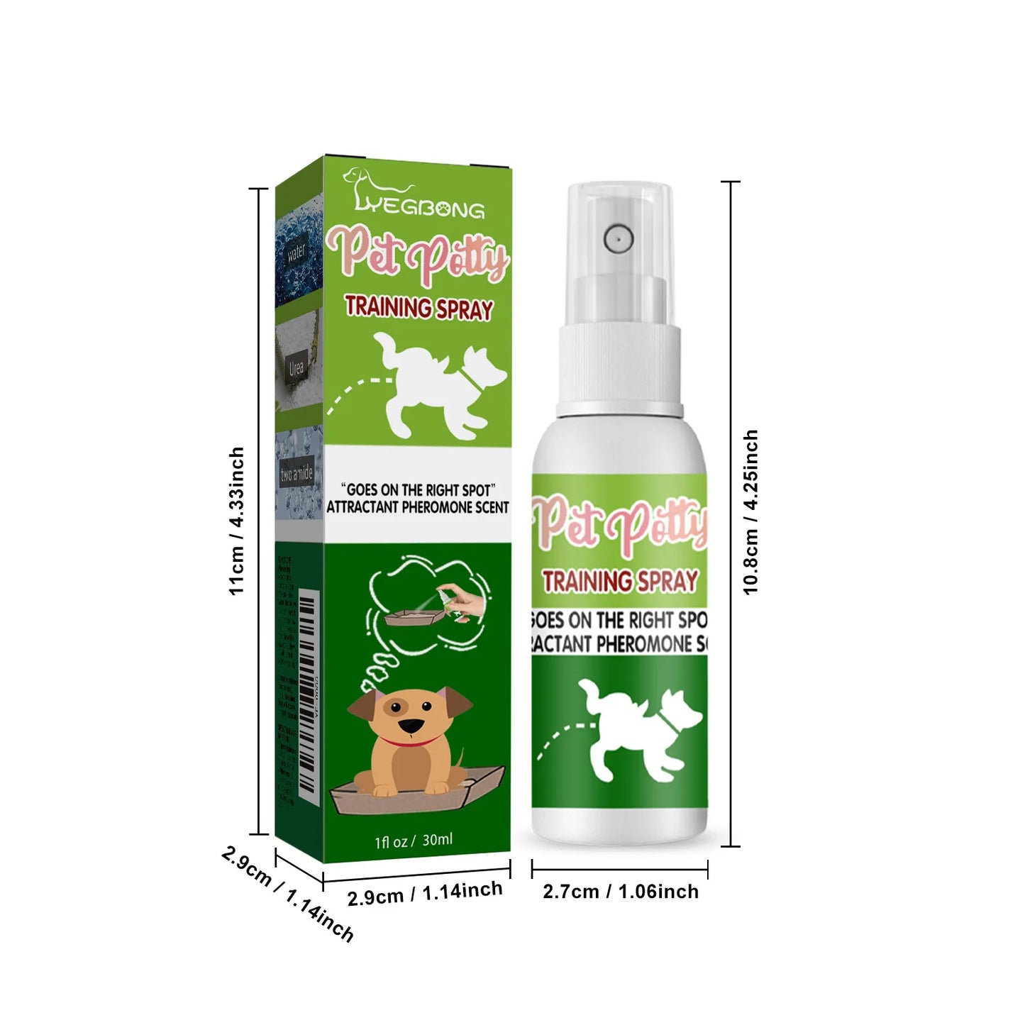 Pet Toilet Training Spray For Dogs And Cats Positioning Poop