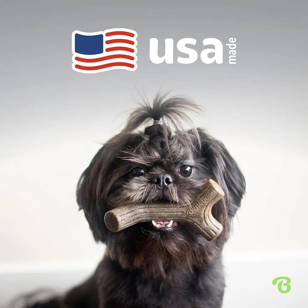 Durable Medium Dog Toys Four Pack Chew Bones Made In USA