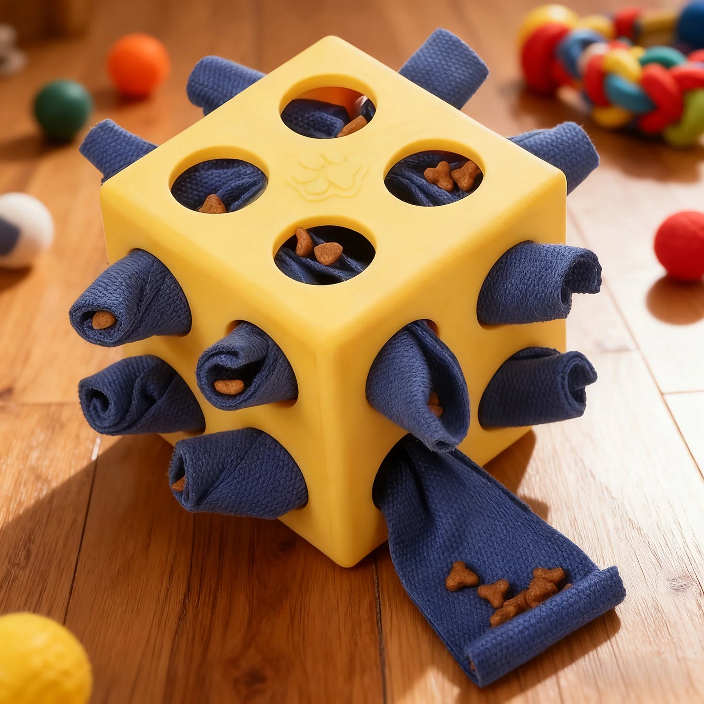 Interactive Dog Puzzle Toy Slow Feeder Mat Treat Dispenser