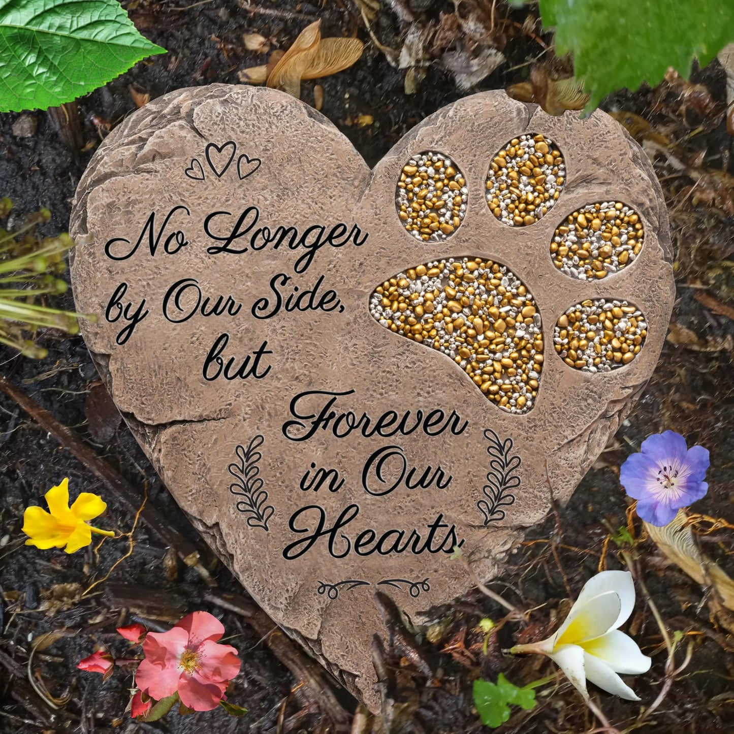 Dog Memorial Stone Rainbow Bridge Keepsake Ornament Heartfelt Gift