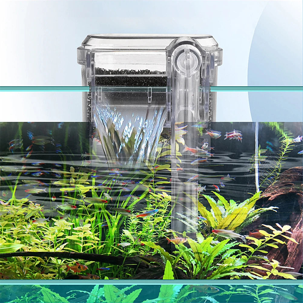 Shunmaii Suspended Hang On Aquarium Filter USB Water Pump