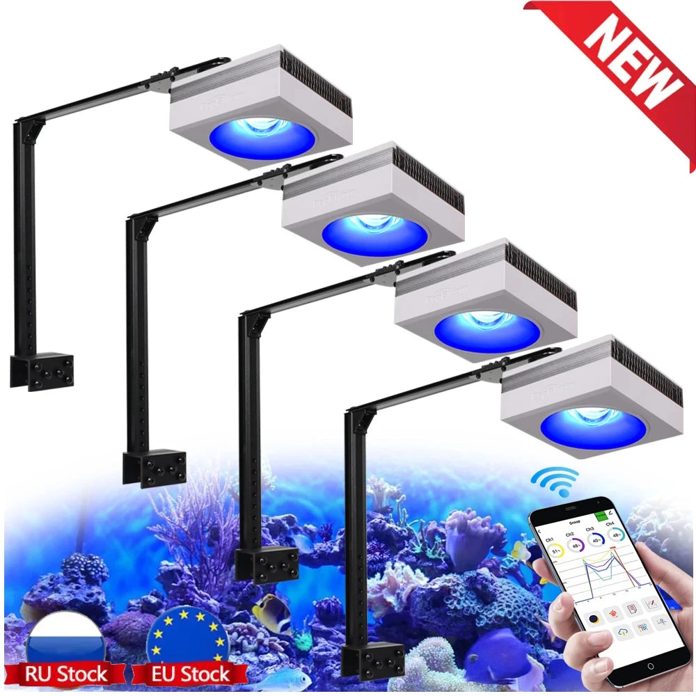 PopBloom RL90 WiFi 100W Aquarium LED Lighting Coral Reef