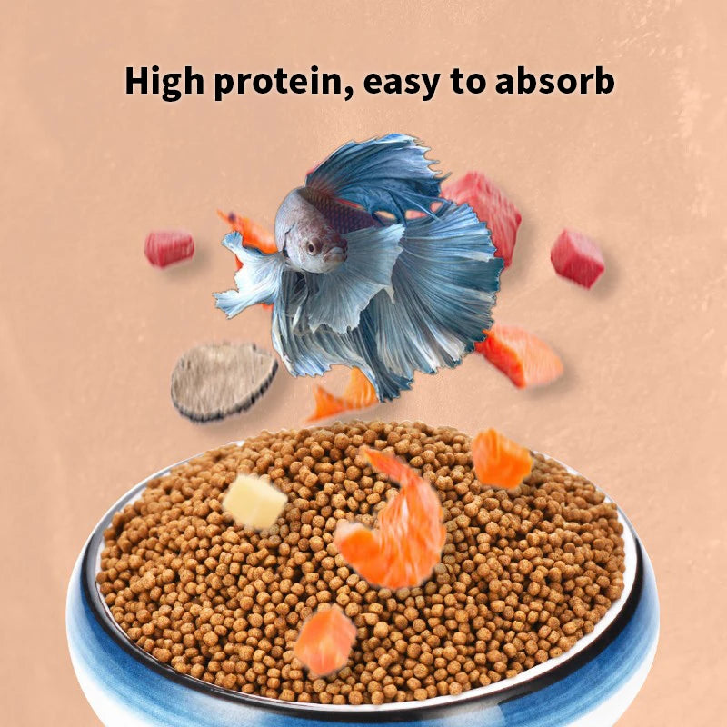 Hign-concerned Betta Fish Feed Natural Protein Calcium Rich