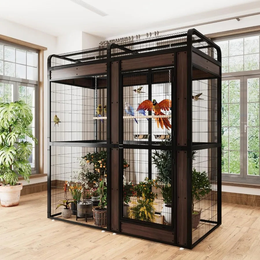 Guangdong CN Outdoor Bird Aviary For Parakeets Parrots Macaws Canaries