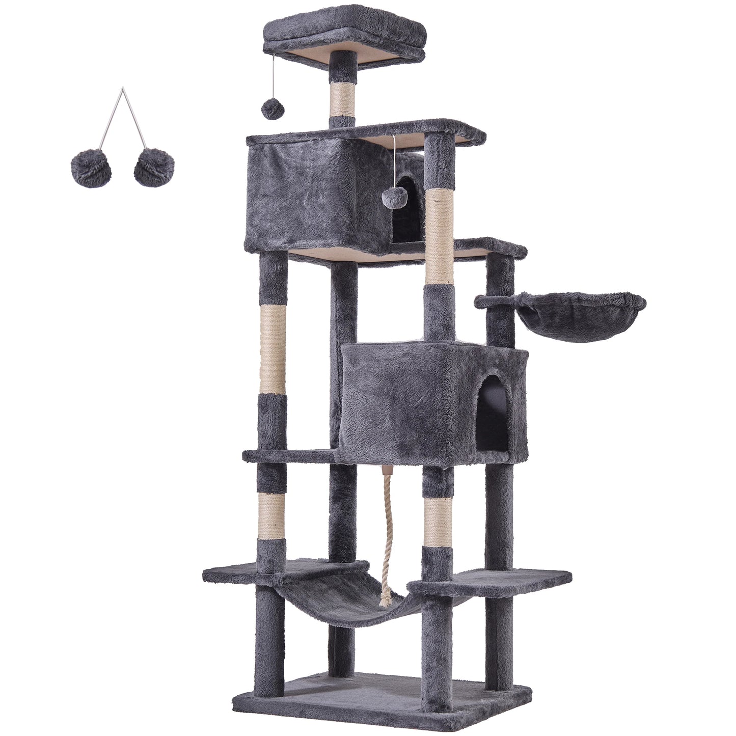 JHK Cat Tree Tower Multi Level Climbing Tower Indoor