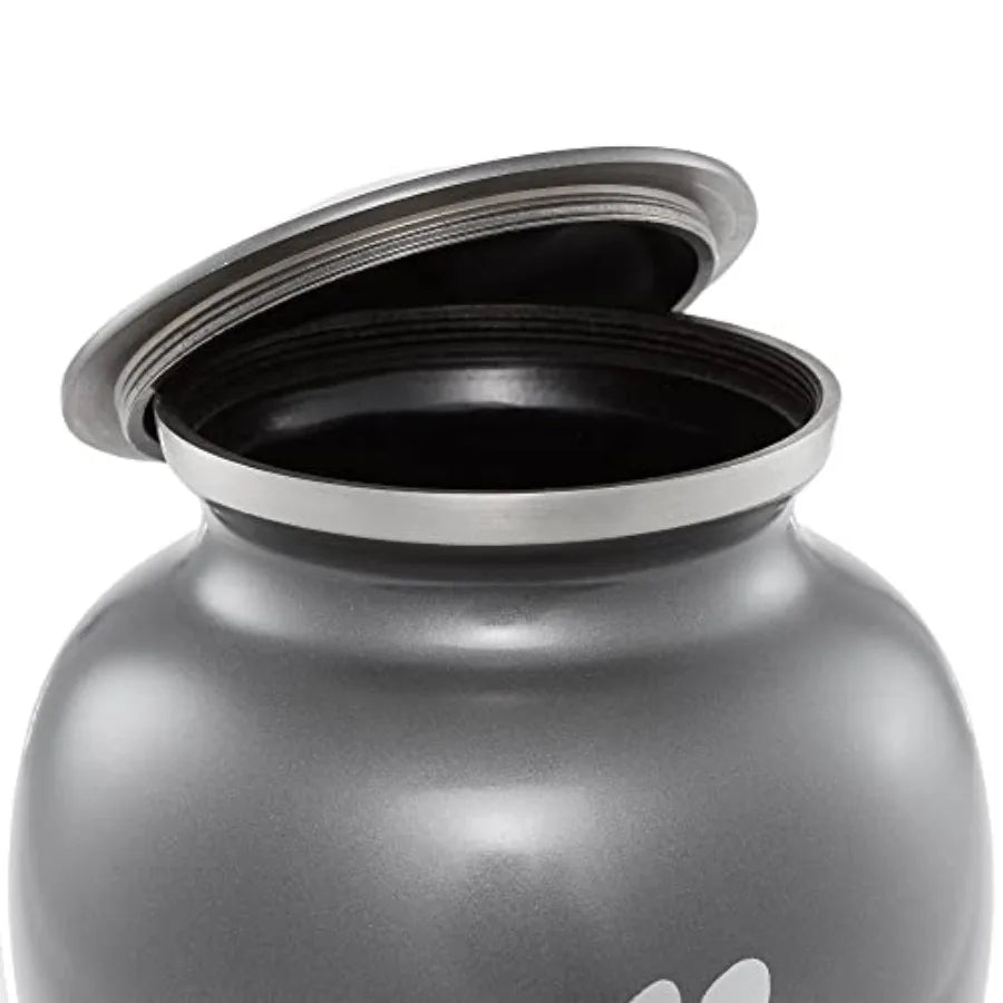 Solid Brass Pet Urn Dog And Cat Cremation Keepsake Memorial