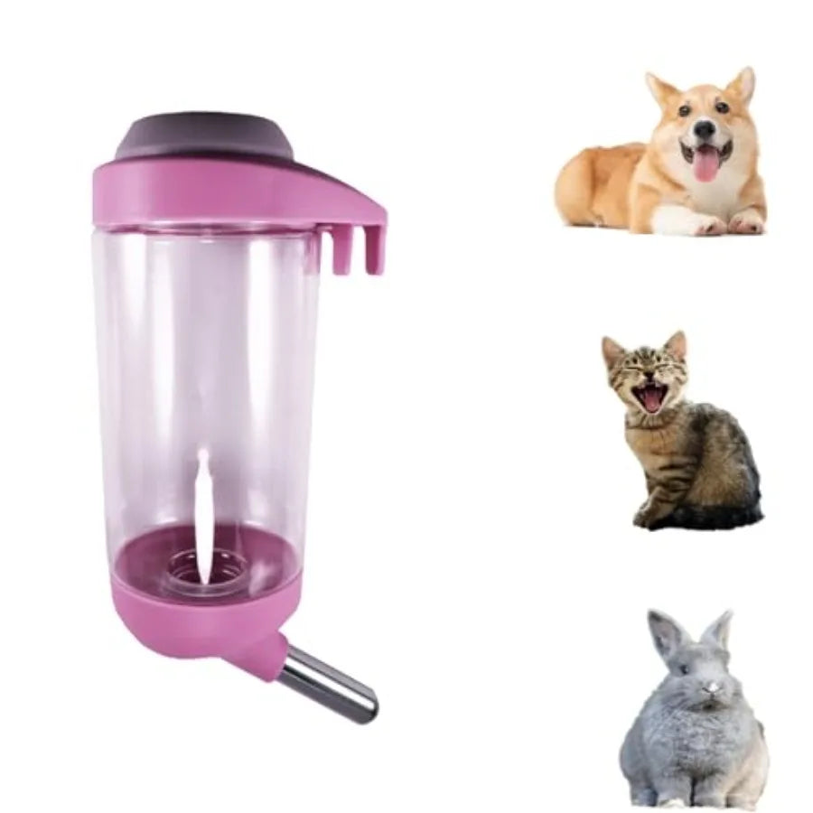 Dog Crate Water Bottle No Drip Kennel Pet Water Dispenser