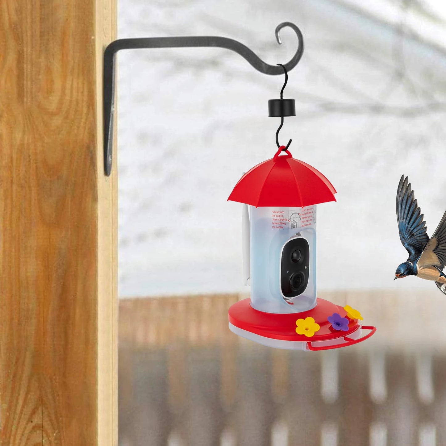 Smart Bird Feeder With Remote Viewing And 128GB SD Card