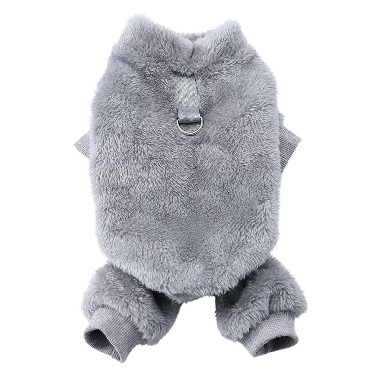 Winter Warm Flannel Dog Jumpsuit For Dogs And Cats