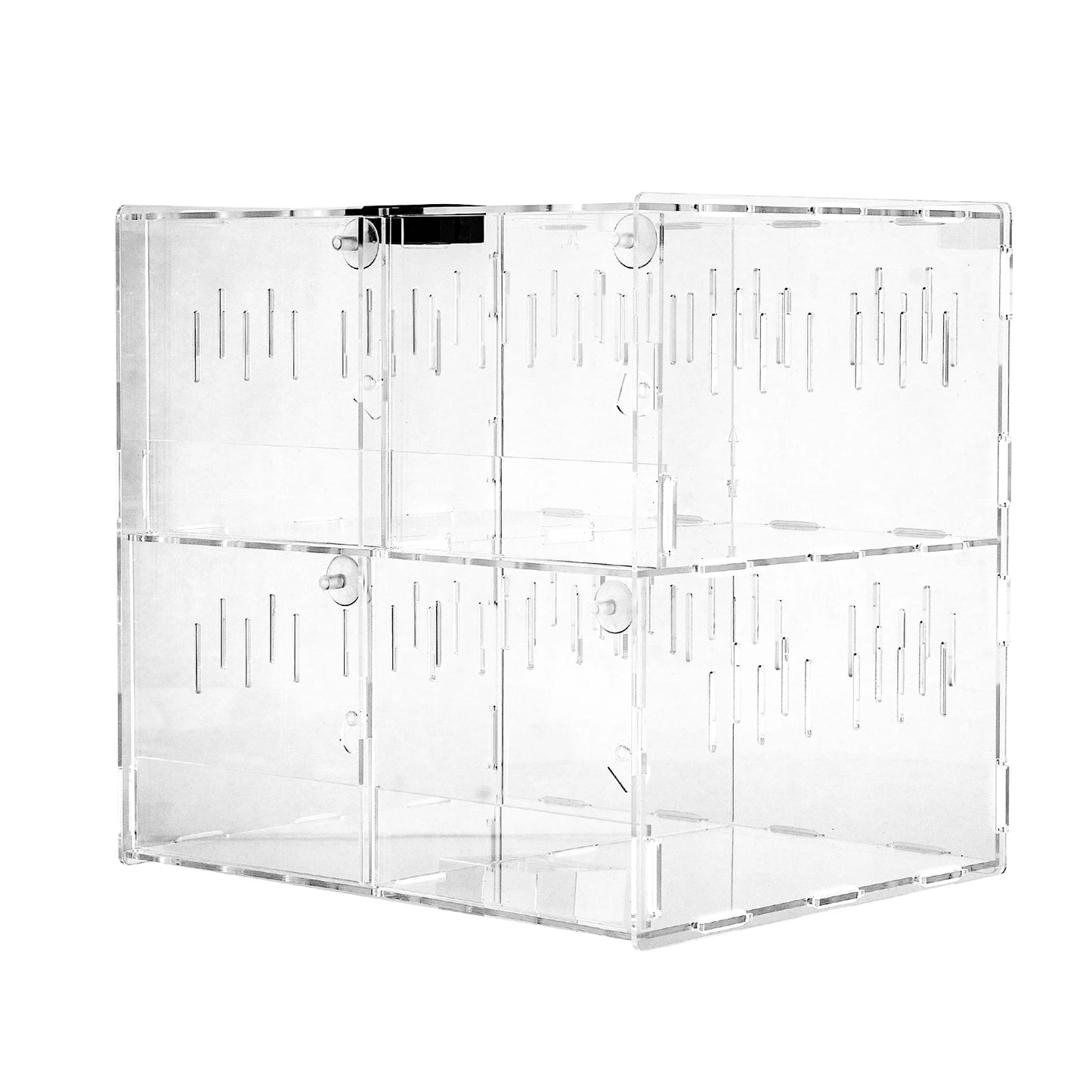 Hign-concerned Acrylic Pet Box Four Grids Reptile Breeding Box