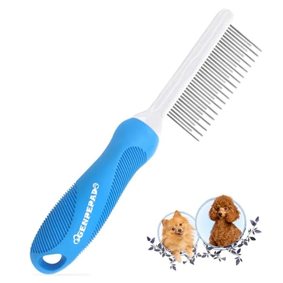 Grooming Comb For Dogs And Cats With Detangling Stainless Teeth