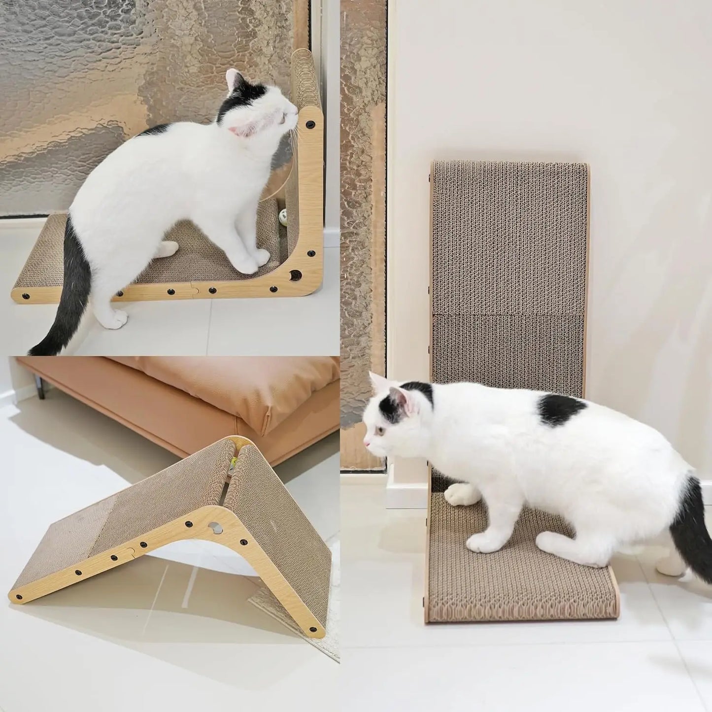Guangdong L Shape Cat Scratcher Indoor Cardboard Pad