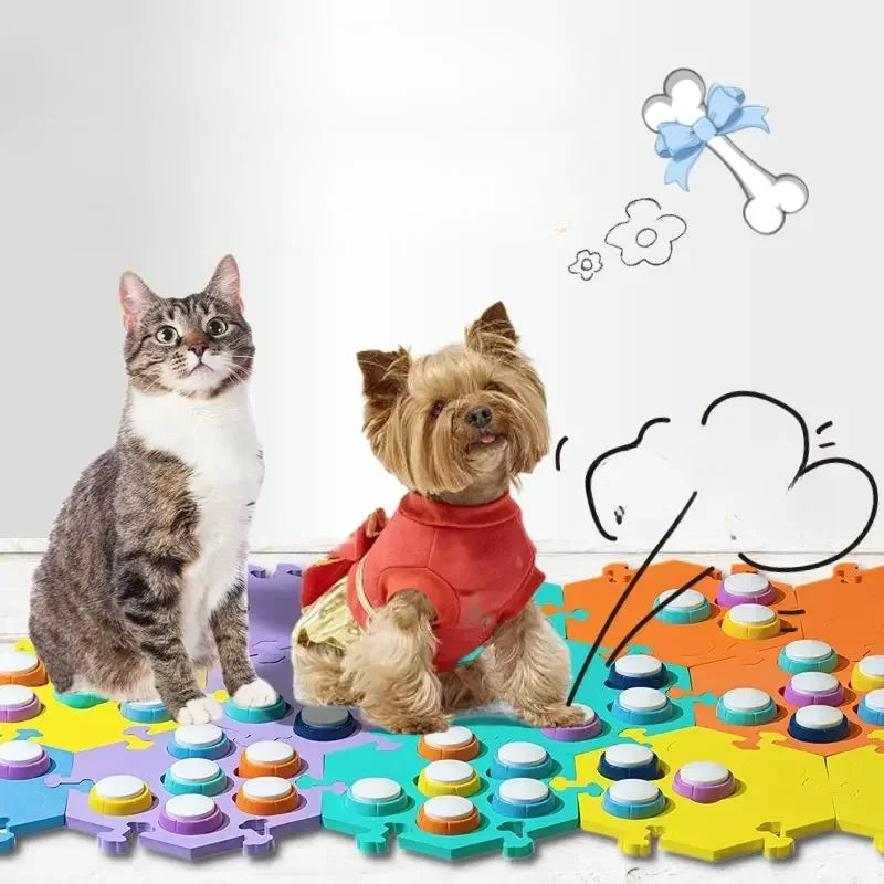Dog Talk Button Pet Communication Clicker for Dogs and Cats