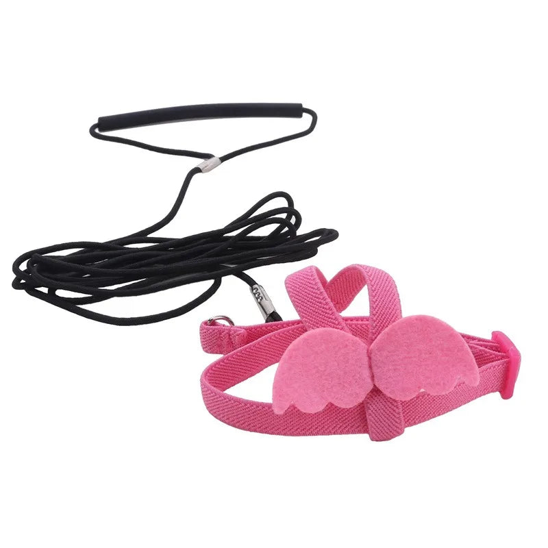 NONECN Parrot Harness Leash Set For Cockatiels Outdoor Flying