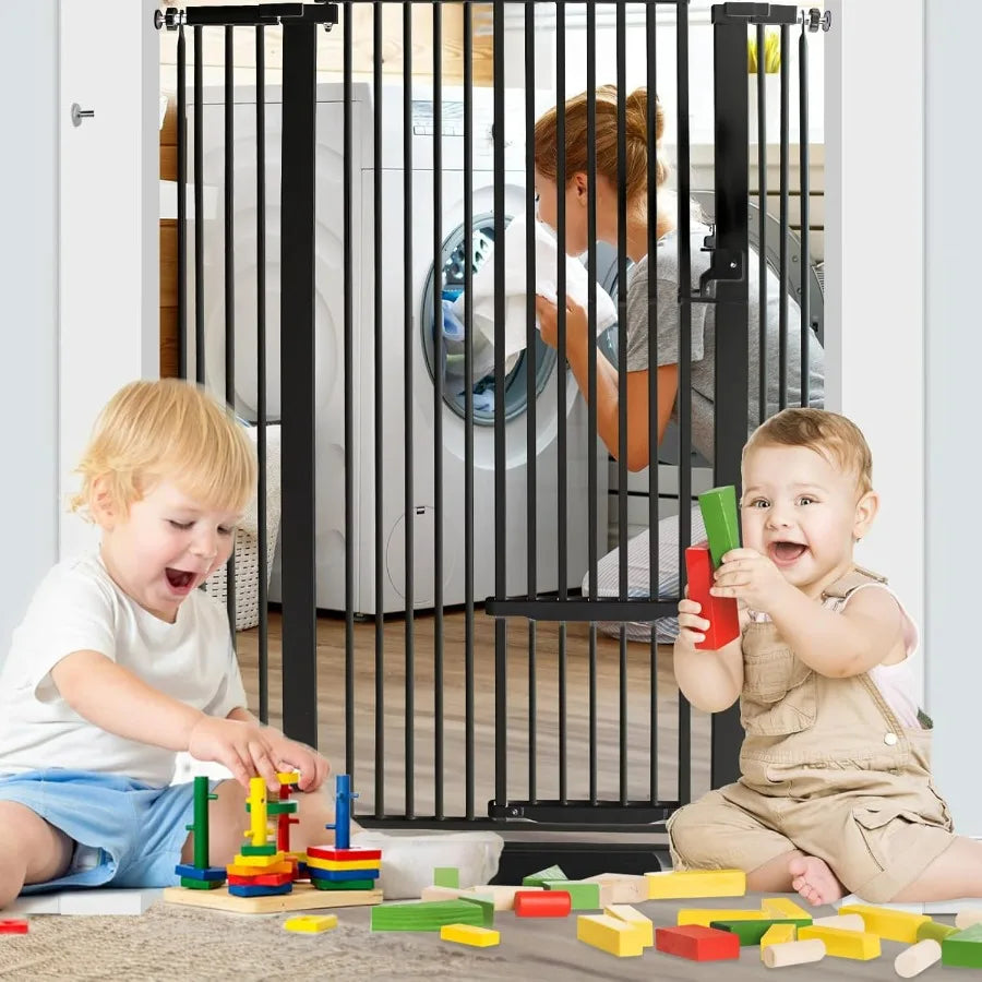 Dog Door Extra Tall Pet Gate With Cat Door Universal