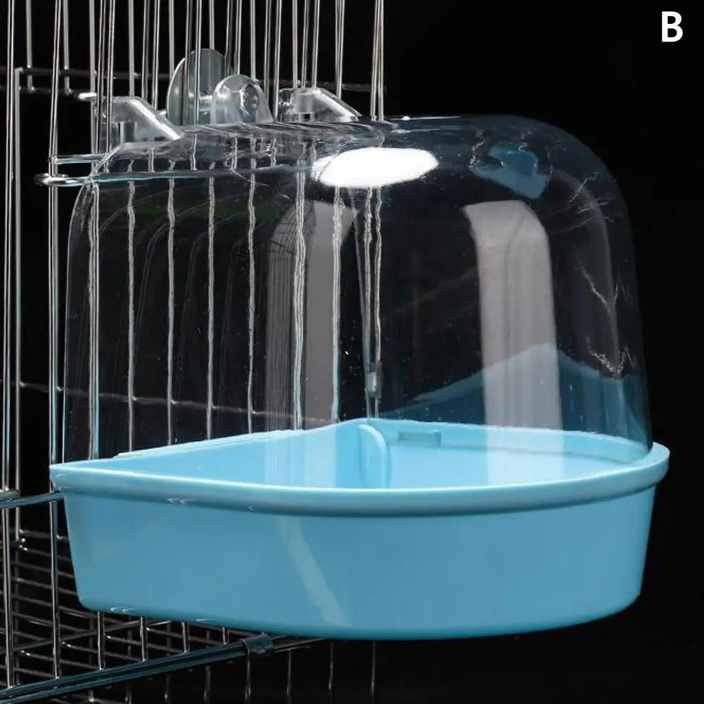 Hanging Bird Bath for Parakeet and Small Birds Cage