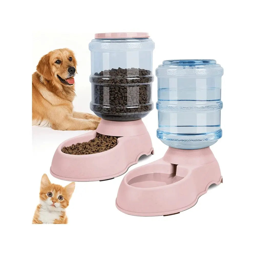 XMSJ Automatic Pet Water Feeder Stainless Steel Bowl For Cats And Dogs