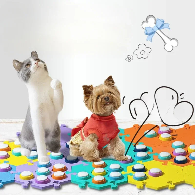 Dog Talk Button for Pet Communication and Training Clicker