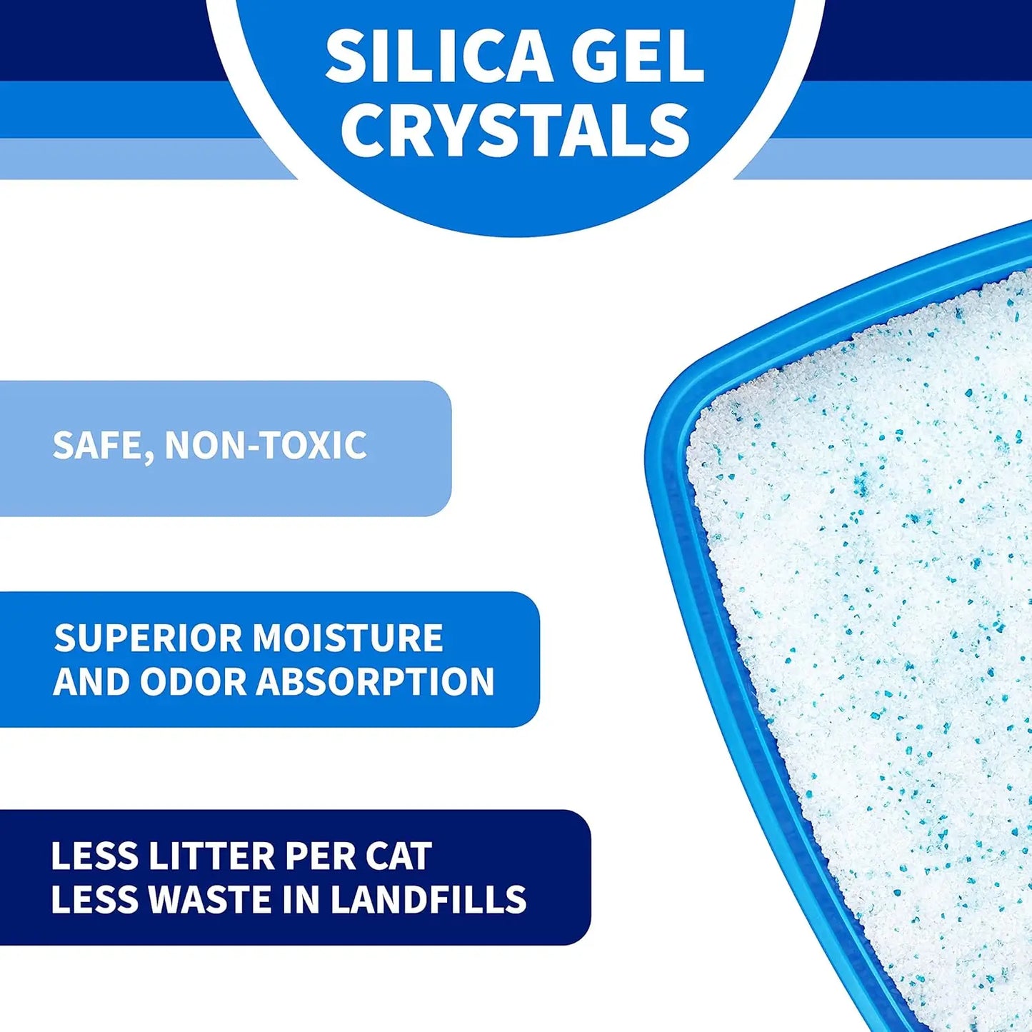 Tracksless Cat Litter Pearls With Odor Control Crystals