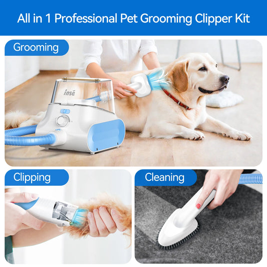 INSE P30 Pet Grooming Vacuum For Dogs And Cats Household