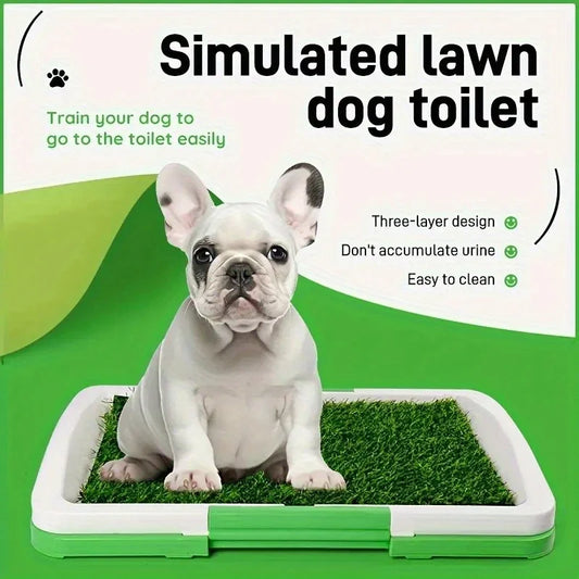 Hign-concerned Dog Training Pad With Artificial Turf