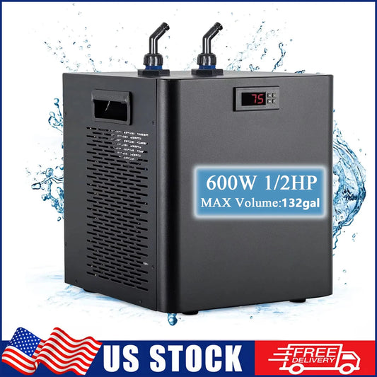 AL500L Aquarium Chiller 1/2 HP For Fish Tanks Temperature Control