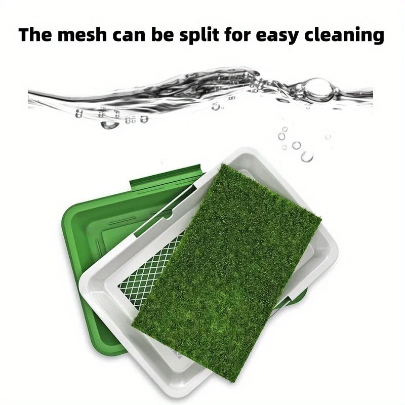 Hign-concerned Dog Training Pad With Artificial Turf