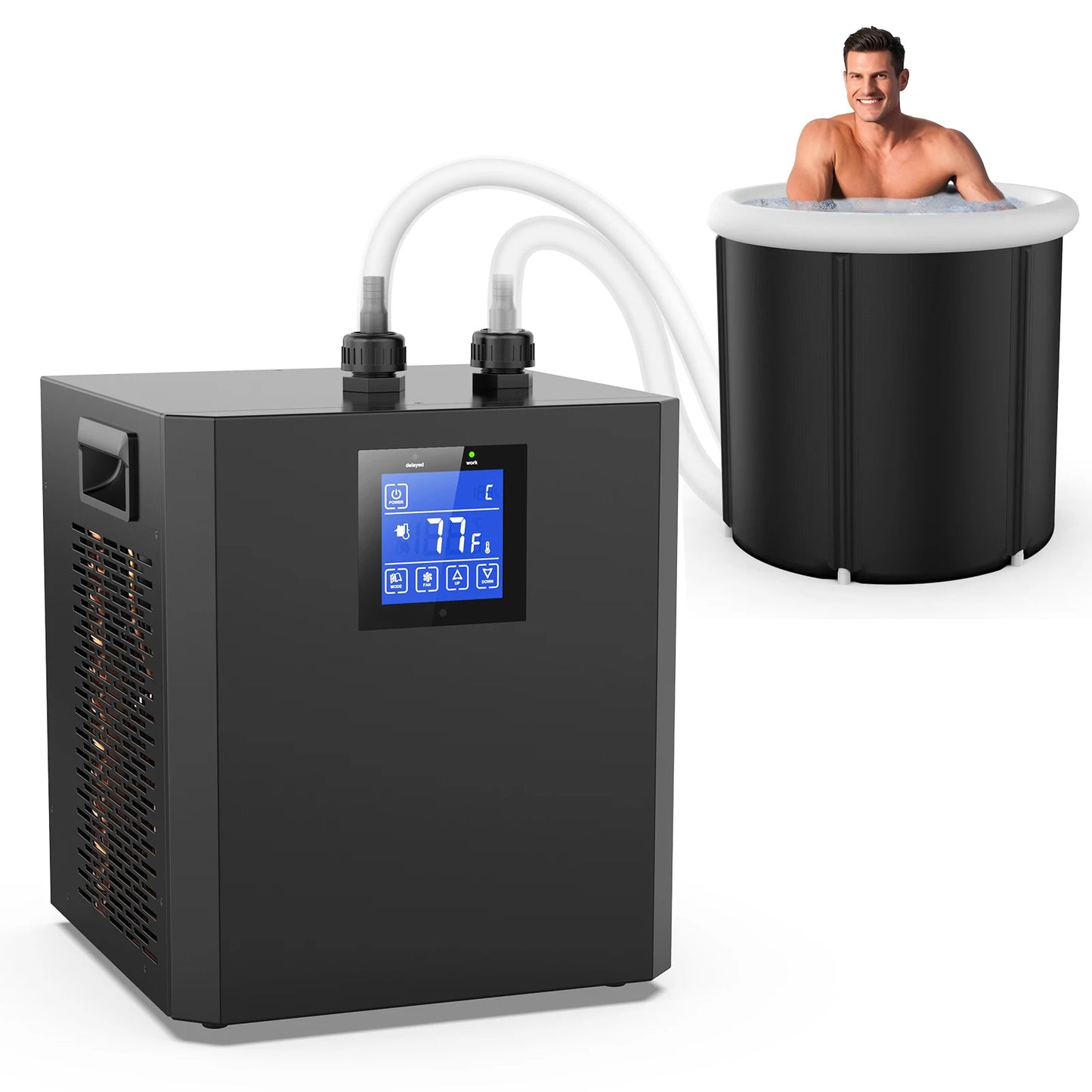 Flow Rate Aquarium Chiller One Third HP Water Cooling System