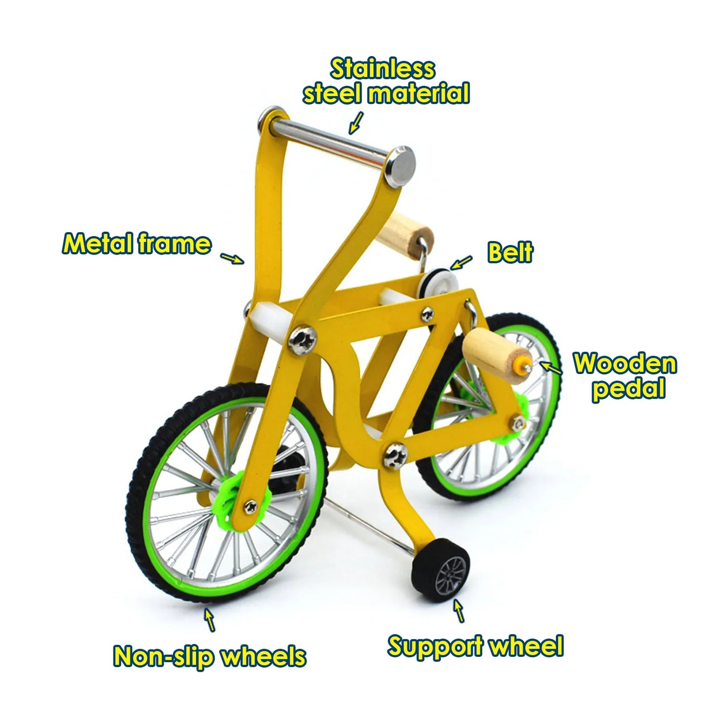 Bird Intelligence Parrot Bicycle Training Toy Four Wheel Educational Toy