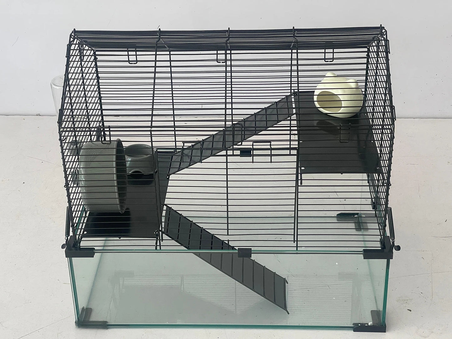 TWISTER Metal Hamster Cage With Water Bottle And Two Doors