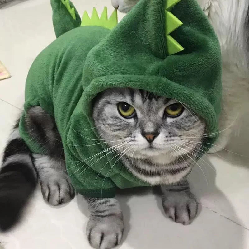 Soft Fleece Pet Jumpsuits for Small Dogs and Cats Hoodies