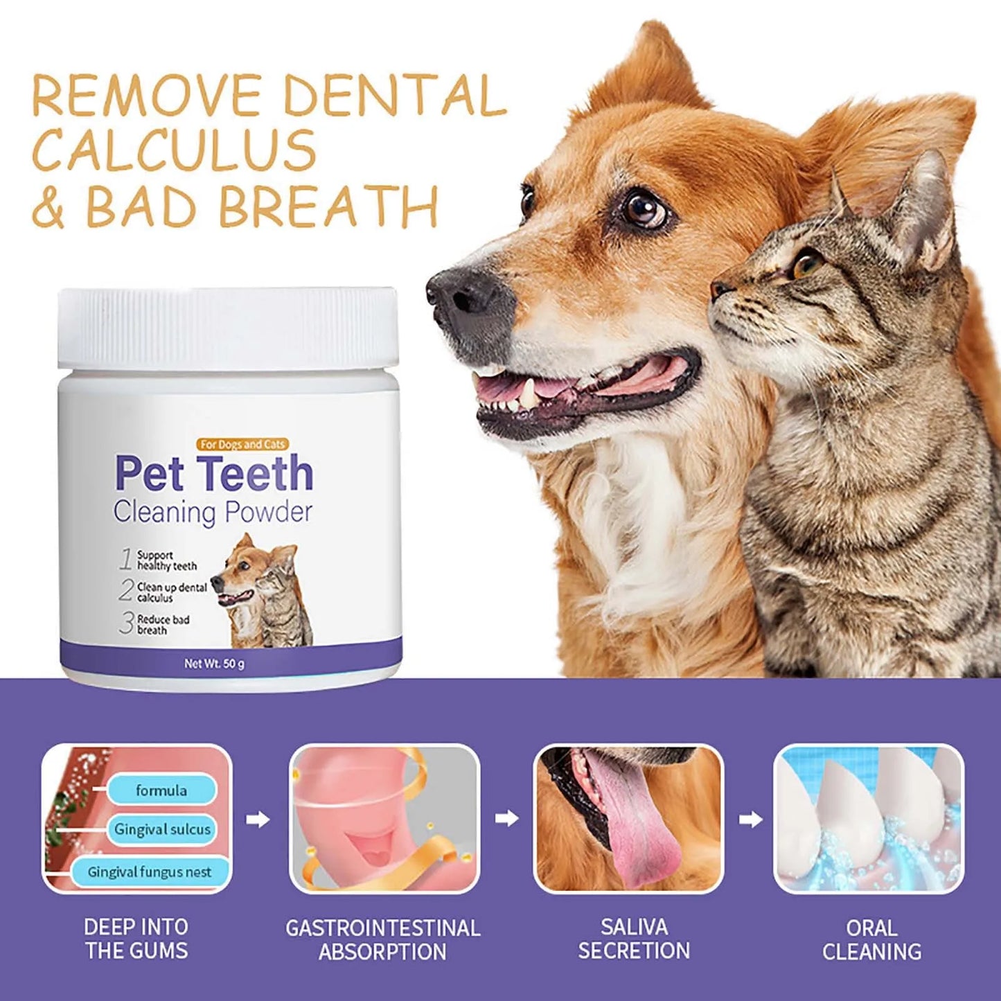 Pet Toothpaste For Cats And Dogs Oral Care Fresh Breath