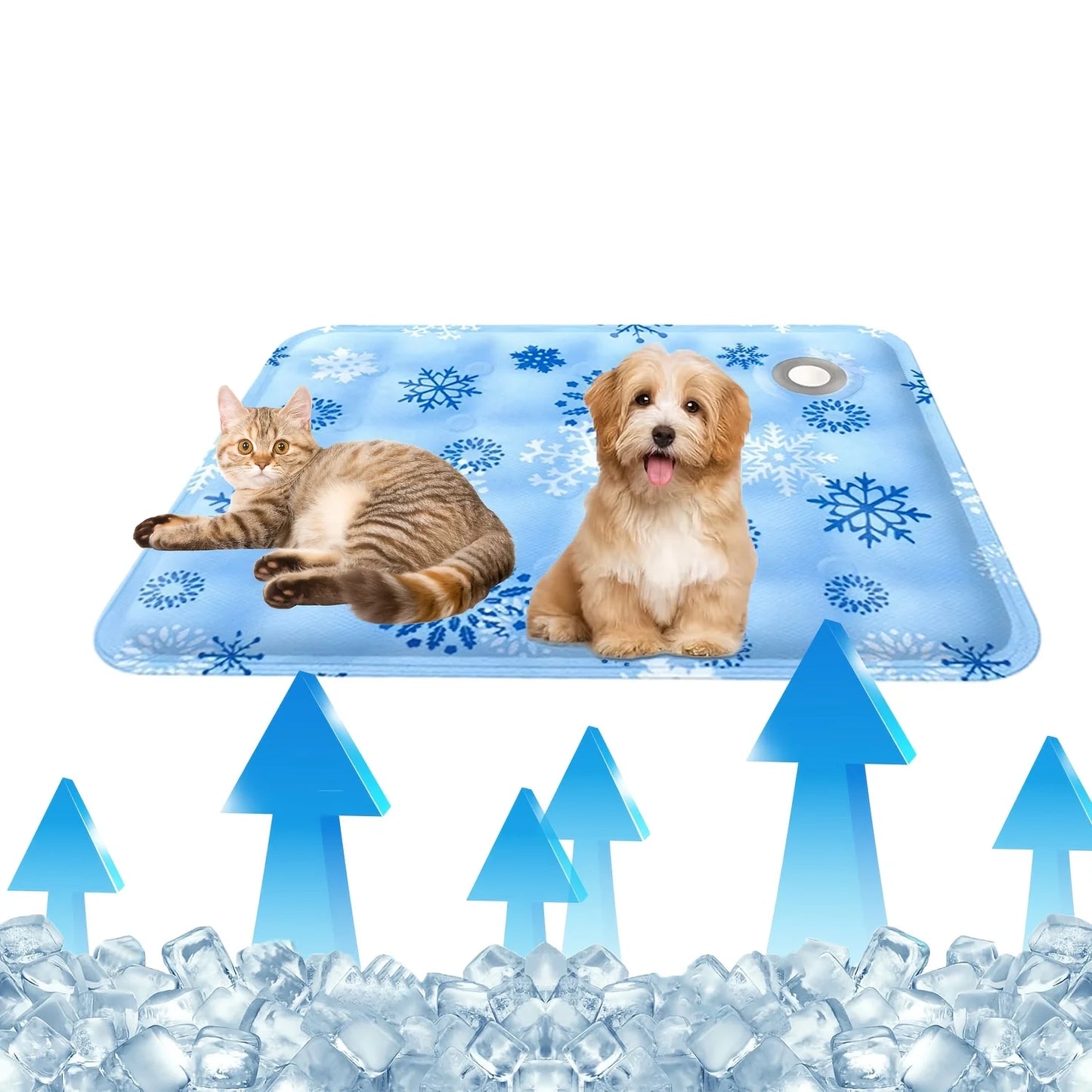 Pet Self Cooling Pad Bed For Dogs And Cats EasyToClean