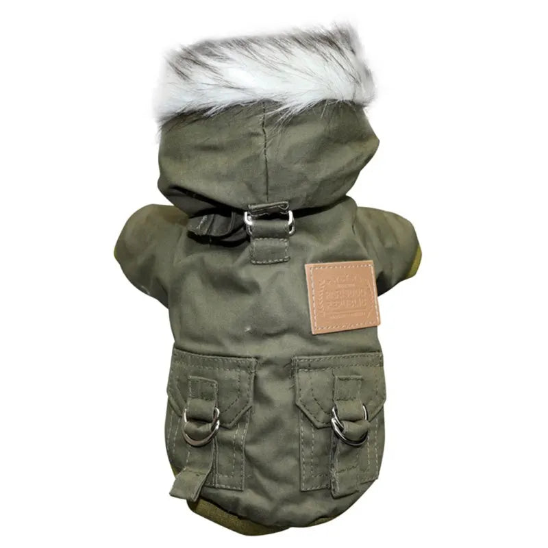 NONECN Winter Dog Coat Jacket Thick Warm Outerwear