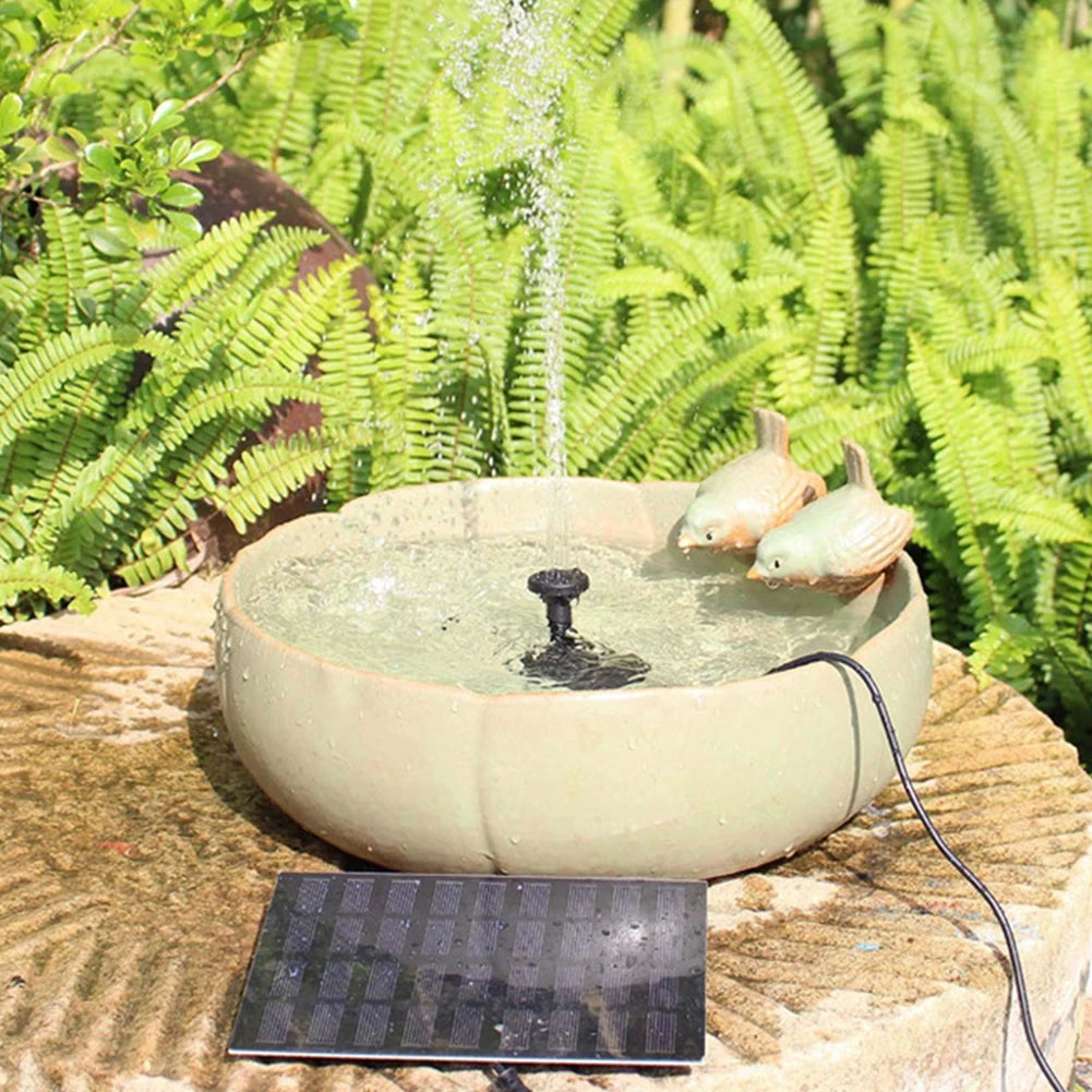 Hign-concerned Solar Panel Powered Water Pump with Nozzles