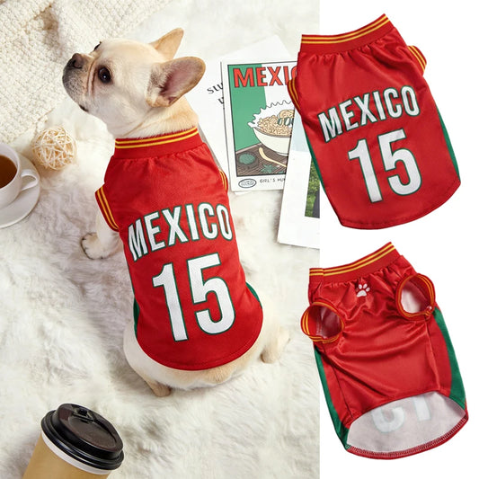 Mesh Breathable Schnauzer Dog Jersey Shirt Summer Wear