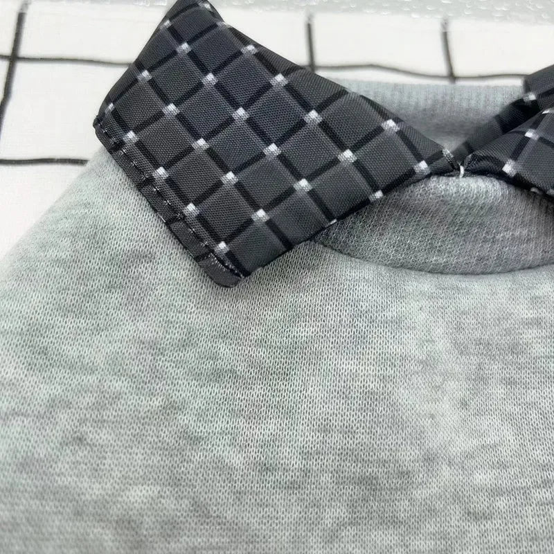 Pet Dog Warm Winter Hoodie Patchwork Jacket For Small Dogs