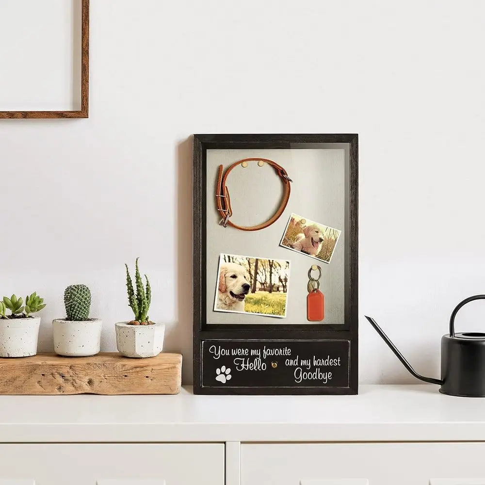 Dog Memorial Gifts Frame Shadow Box You Were My Favorite