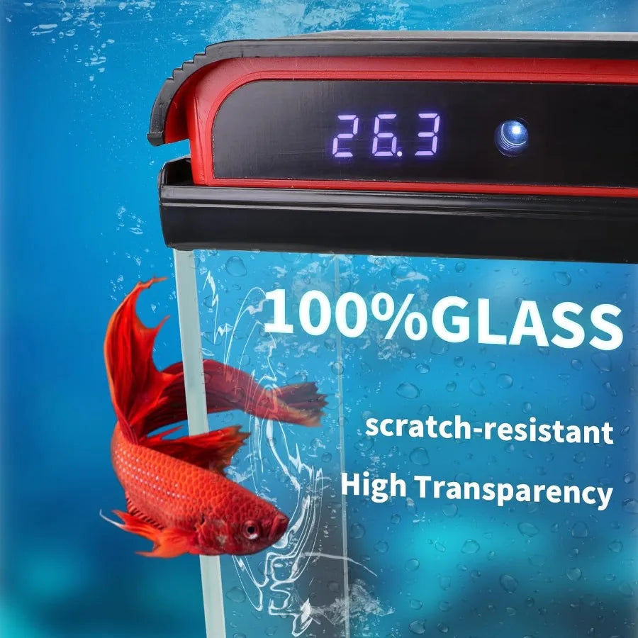 Hign-concerned Smart Aquarium With Self Cleaning Pump And LED Lights