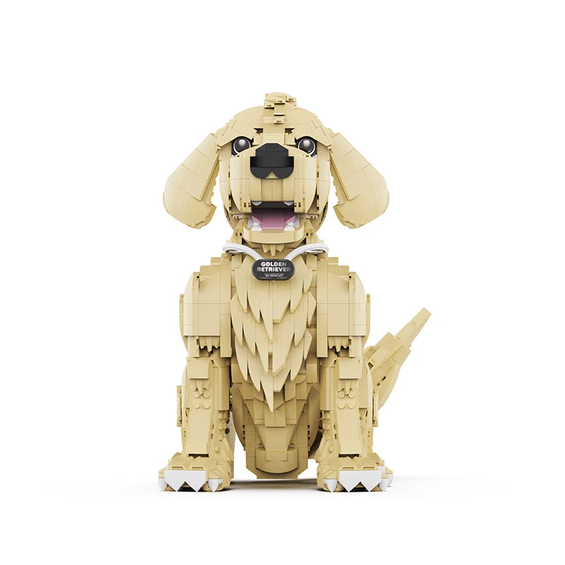 Golden Retriever 1754 Pieces Building Blocks Collection PremiumQuality ABS Thermoplastic