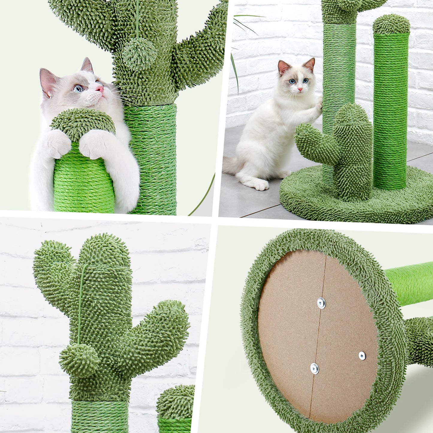 PAWZ Road Cactus Cat Scratcher Post Three Scratching Poles