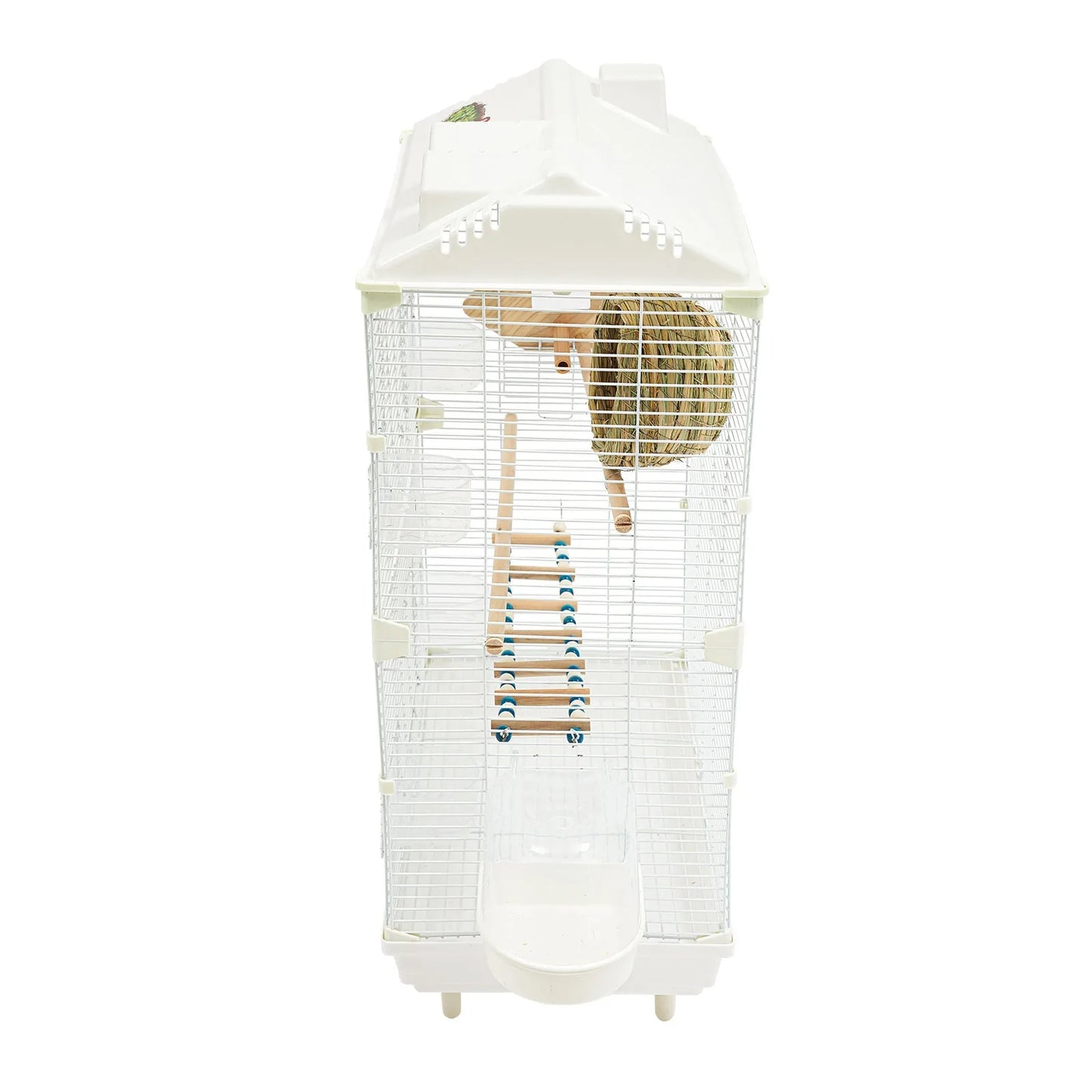 Two-Tier British Style Bird Cage for Parakeets and Canaries