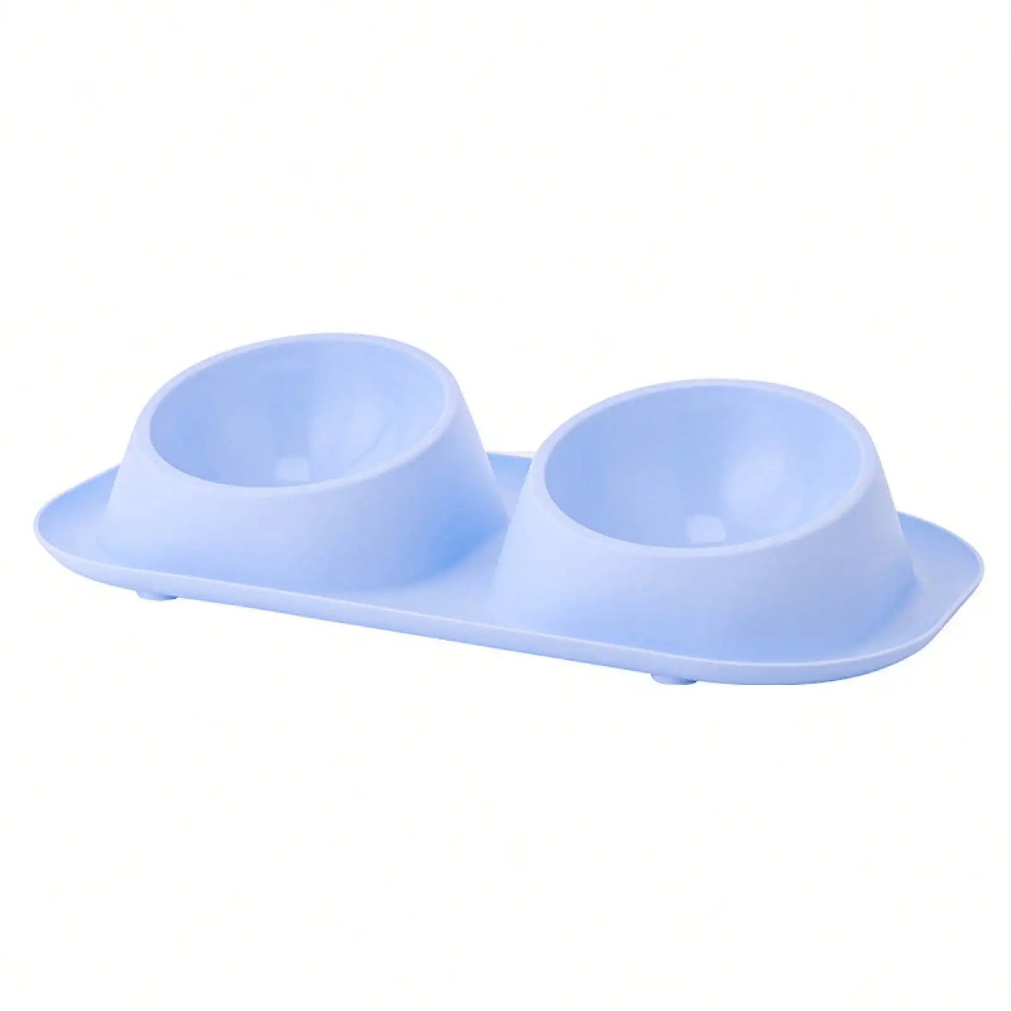 Double Pet Bowls With Non Slip Base Ceramic Food Water