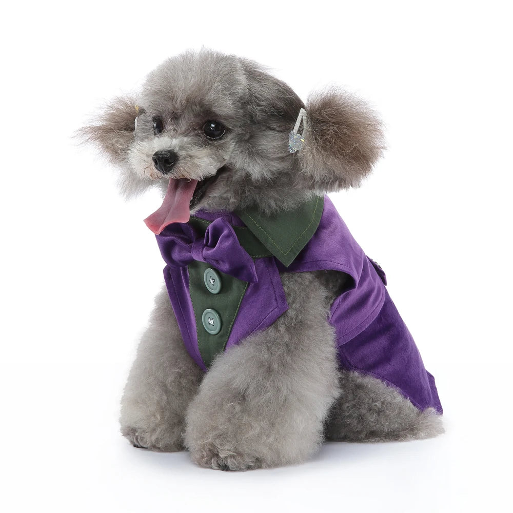 NONECN Christmas Dog Costume Wedding Tuxedo for Pets