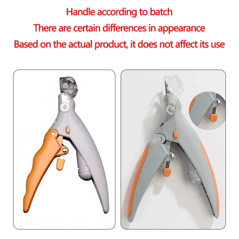 LED Dual-Sided Nail Clippers With 5x Magnification For Pets