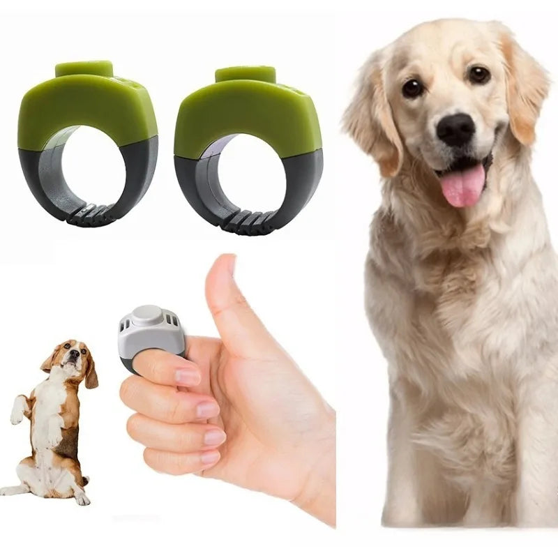 Pet Clicker Ring Dog Cat Horse Bird Training Clicker
