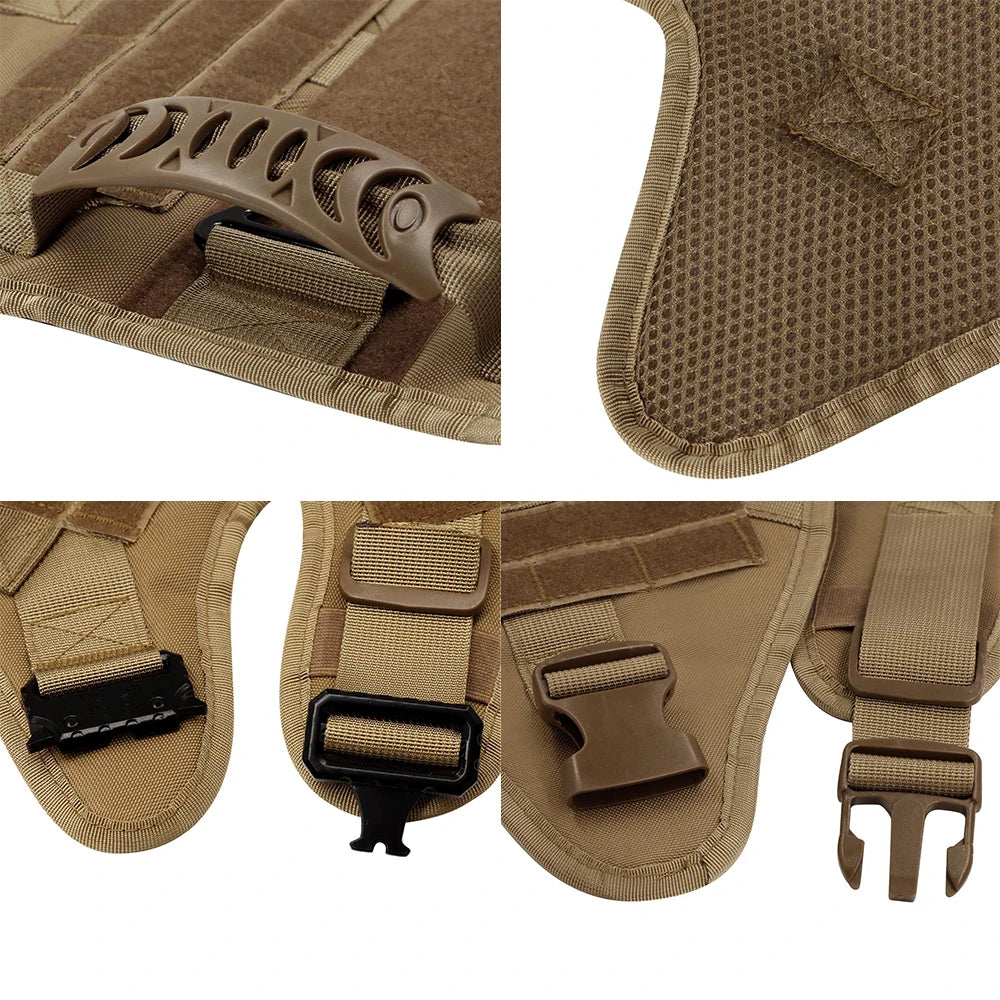 Dog Harness And Leash Set For German Shepherd And Malinois