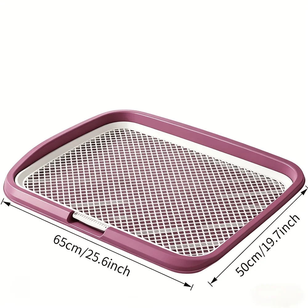 Nordara Dog Potty Tray With Removable Grating Leakproof Indoor Toilet
