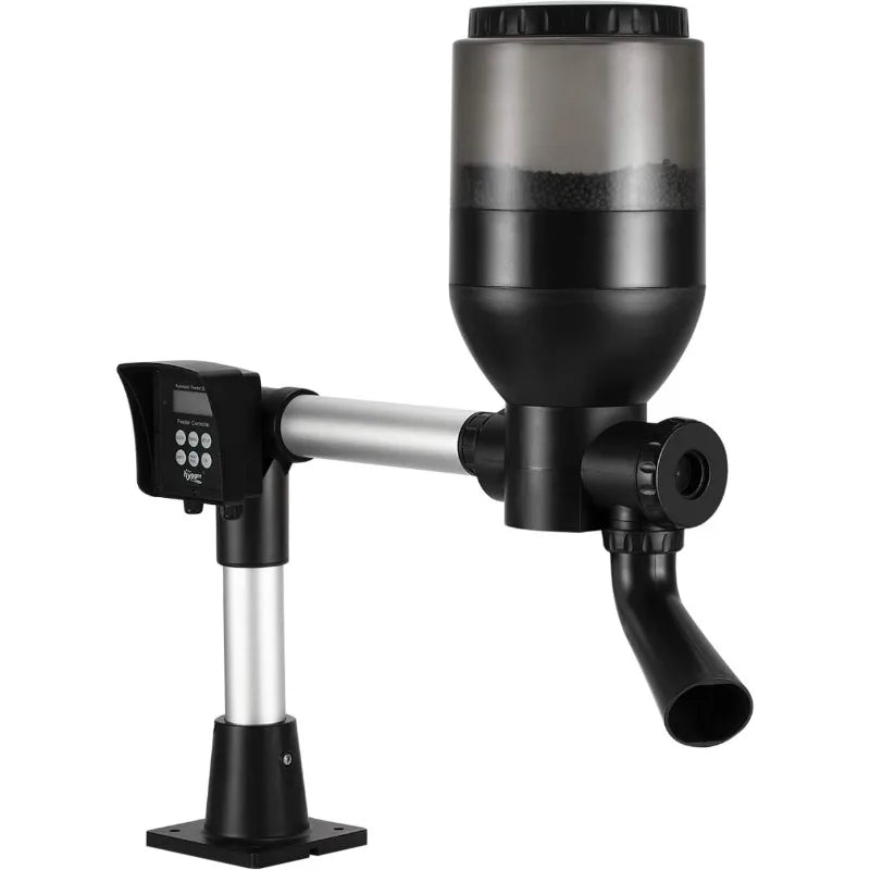 Programmable Pond Feeder With LCD Display Controller