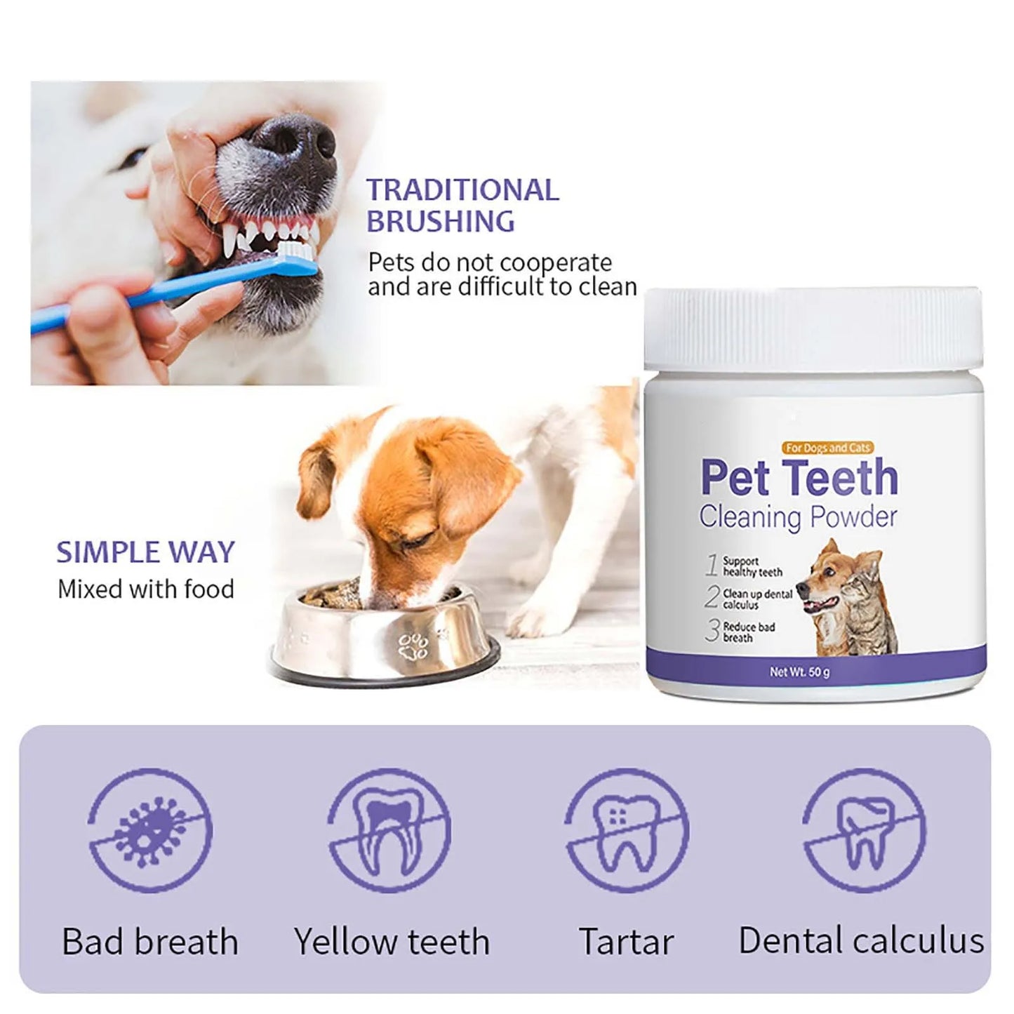 Pet Toothpaste For Cats And Dogs Oral Care Fresh Breath